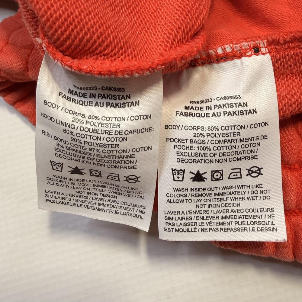 Nike Tracksuit Hoodie Sweatpants Set Womens XS Red Orange Fleece Jogger 2 Piece - Picture 14 of 14